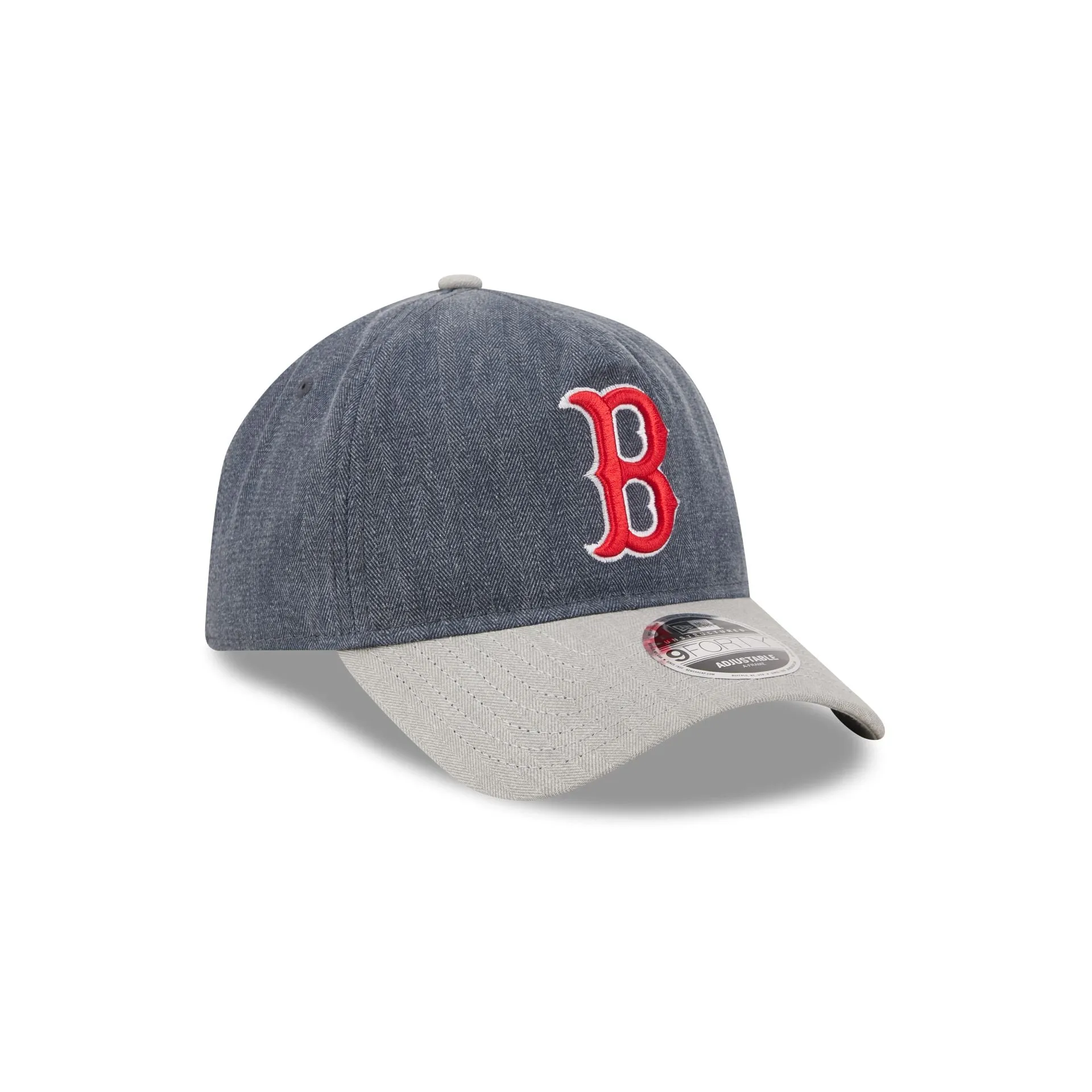 Boston Red Sox Herringbone Team Colors 9FORTY A-Frame Adjustable Hat sold by New Era product image thumbnail 3
