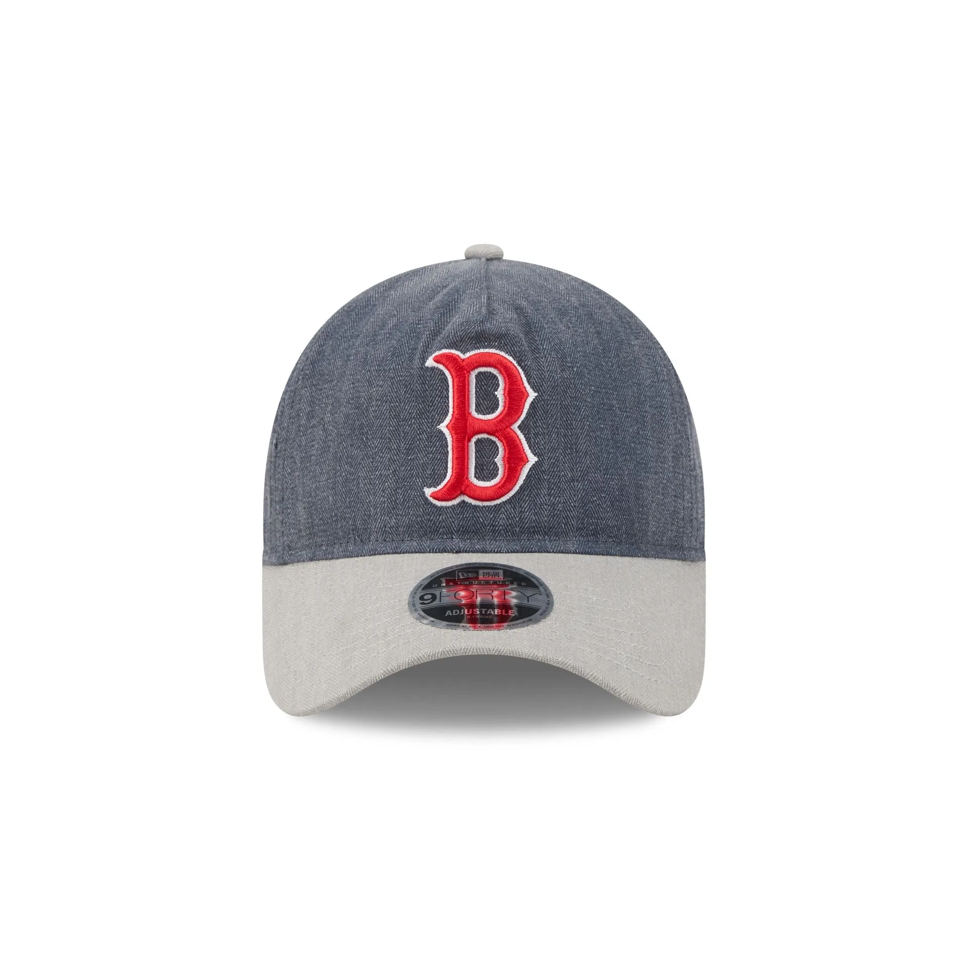 Boston Red Sox Herringbone Team Colors 9FORTY A-Frame Adjustable Hat sold by New Era product image thumbnail 2
