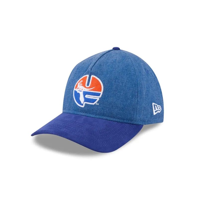 Florida Gators Herringbone Team Colors 9TWENTY A-Frame Adjustable Hat made by New Era