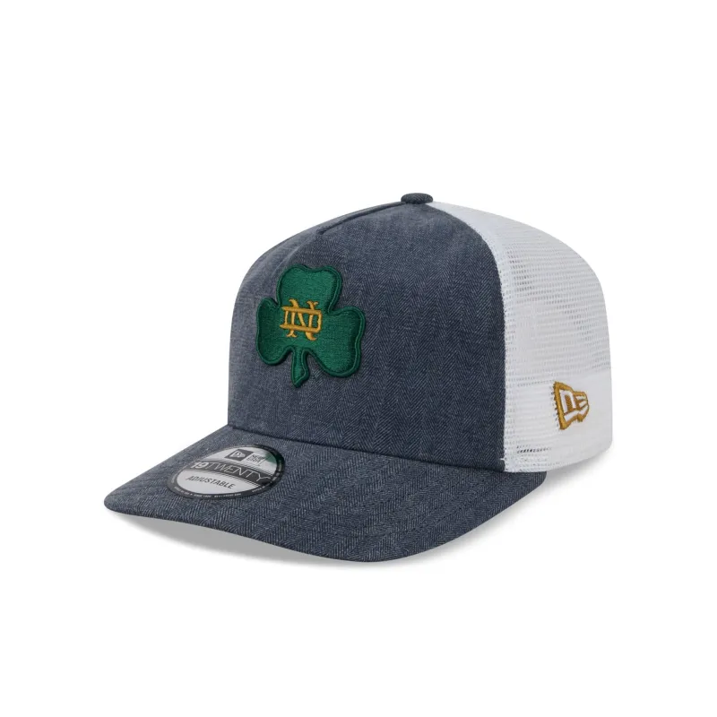 Notre Dame Fighting Irish Herringbone Team Colors 19TWENTY Trucker Hat made by New Era
