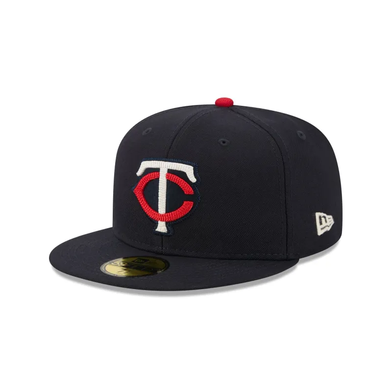 Minnesota Twins Cooperstown Navy 59FIFTY Fitted Hat made by New Era