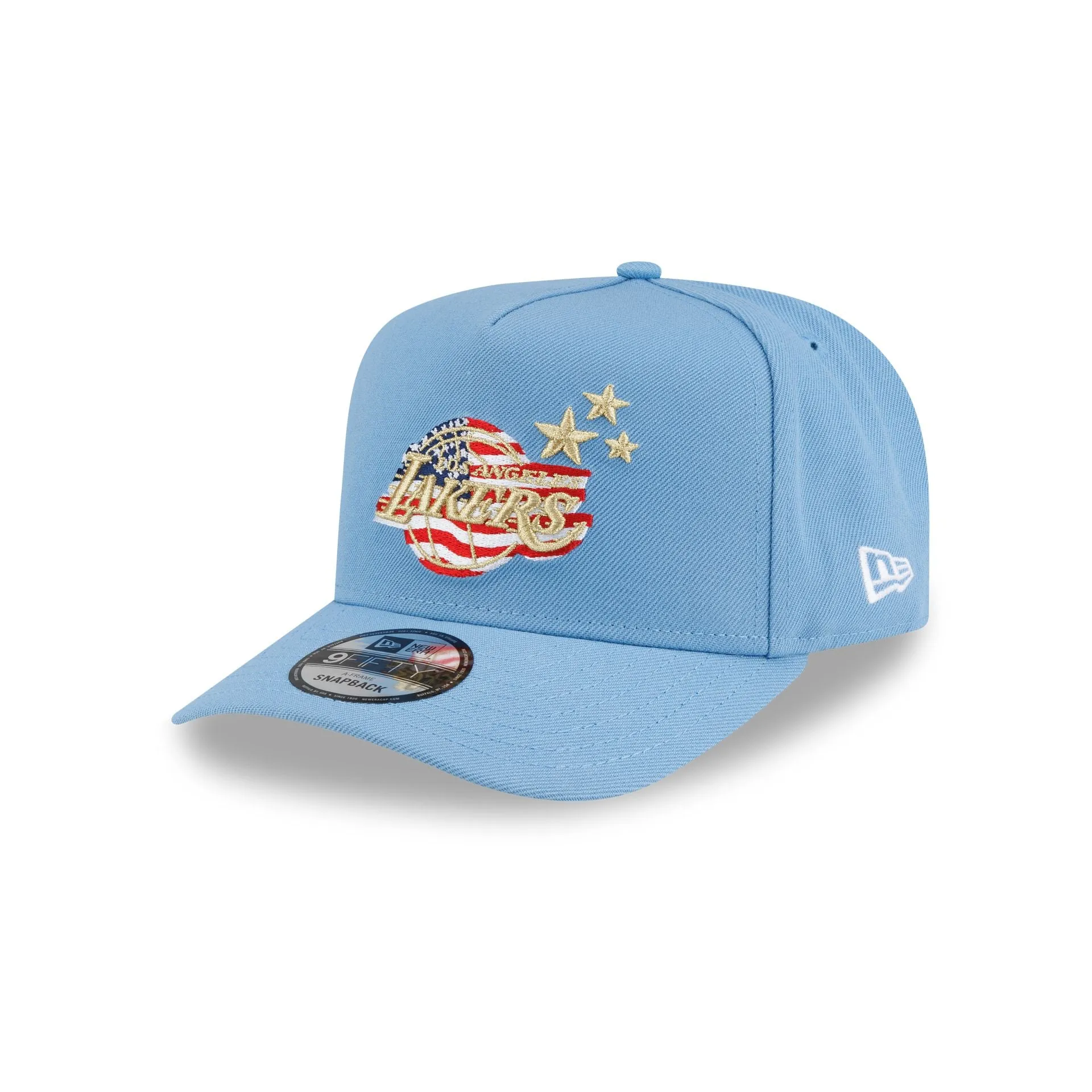 Los Angeles Lakers Red, White & Blue 9FIFTY A-Frame Snapback Hat sold by New Era product image thumbnail 3