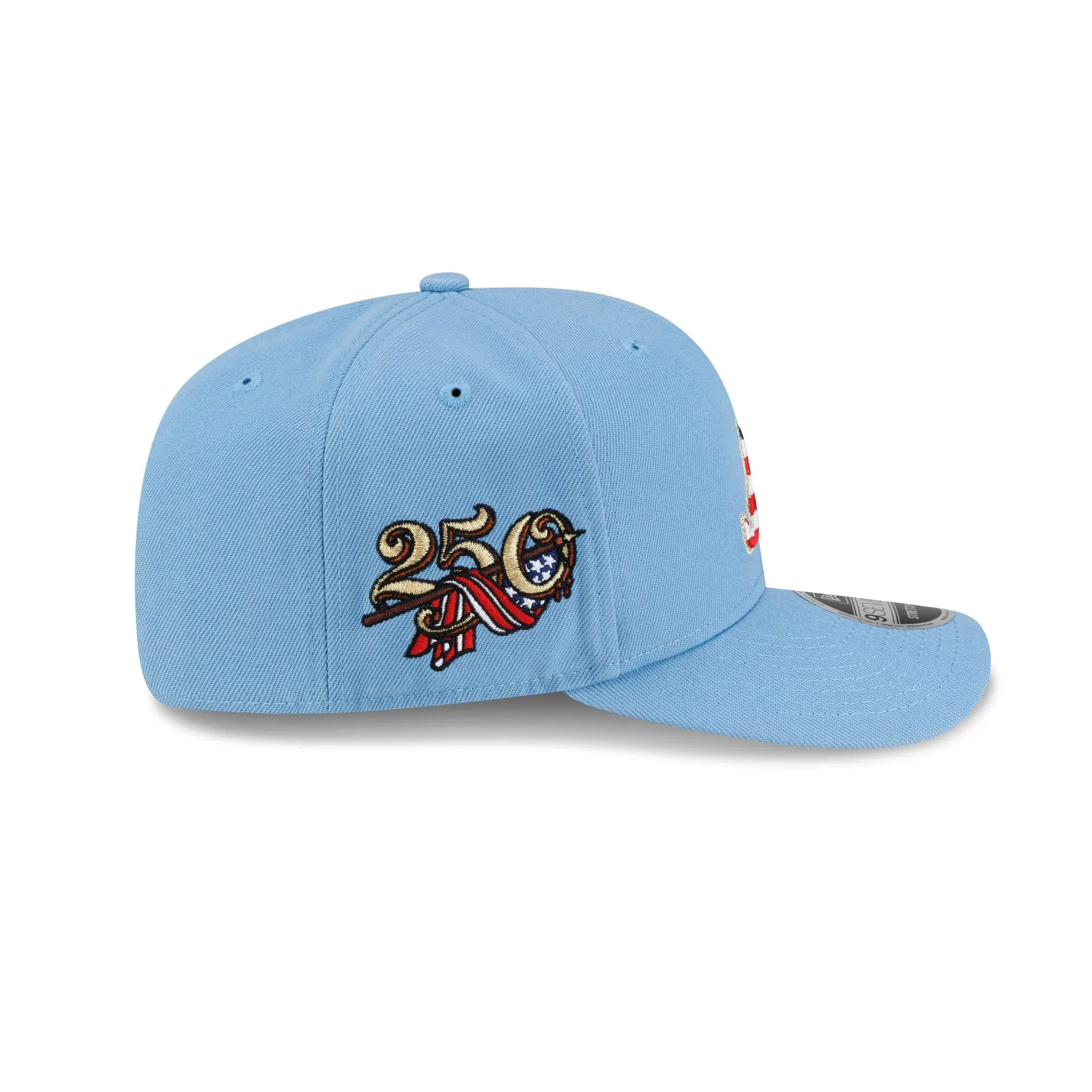 Atlanta Braves Red, White & Blue 9SEVENTY Stretch-Snap Hat sold by New Era product image thumbnail 4