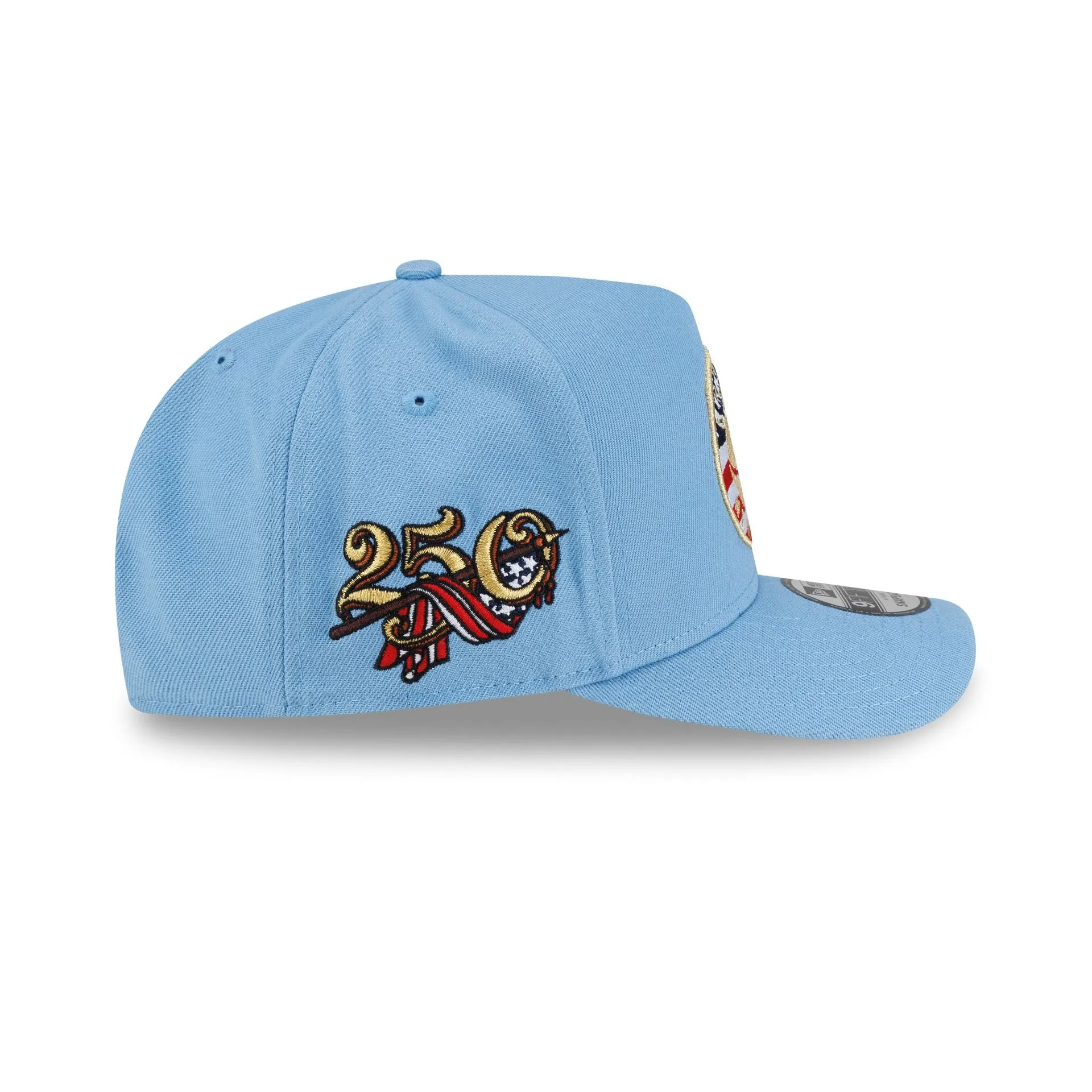 Brooklyn Nets Red, White & Blue 9FIFTY A-Frame Snapback Hat sold by New Era product image thumbnail 4