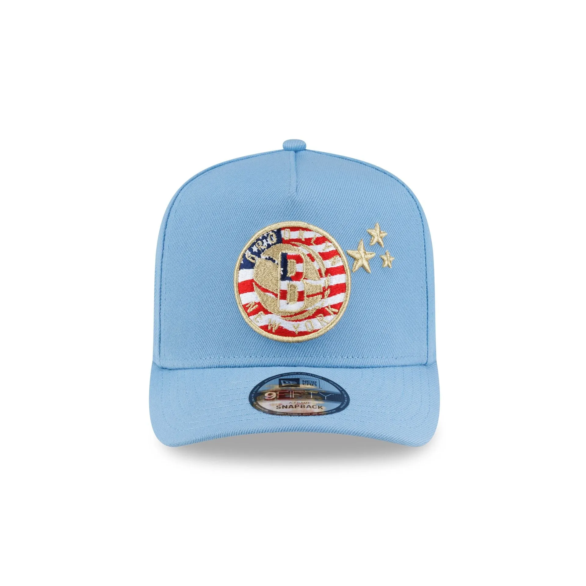 Brooklyn Nets Red, White & Blue 9FIFTY A-Frame Snapback Hat sold by New Era product image thumbnail 2