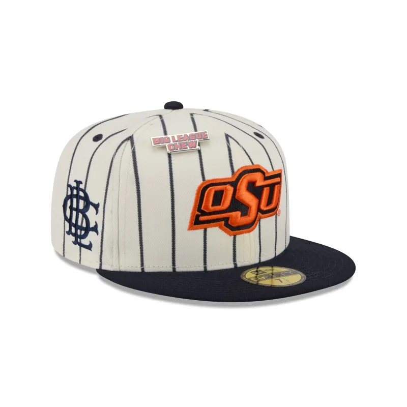 Big League Chew® x Oklahoma State Cowboys Pinstripe 59FIFTY Fitted Hat made by New Era