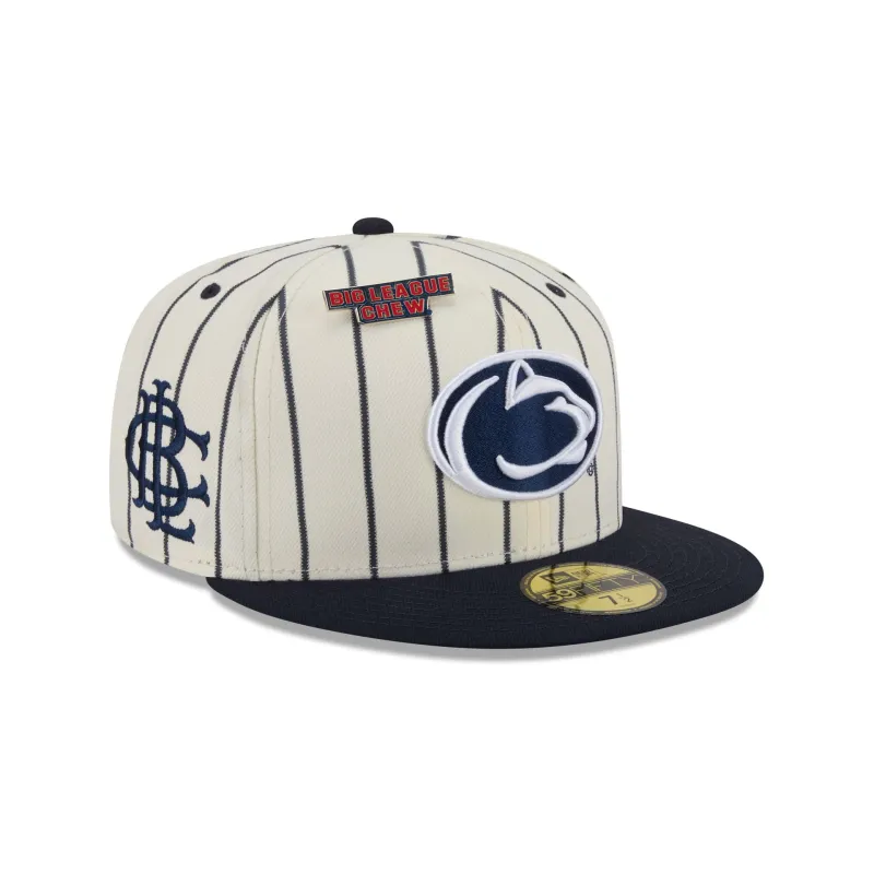 Big League Chew® x Penn State Nittany Lions Pinstripe 59FIFTY Fitted Hat made by New Era