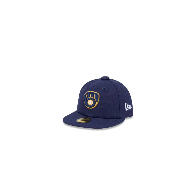 Milwaukee Brewers Authentic Collection Home Mini 59FIFTY Fitted Hat made by New Era