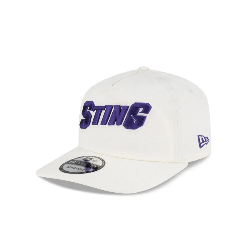 Charlotte Sting Court Origins Chrome White 19TWENTY Snapback Hat made by New Era
