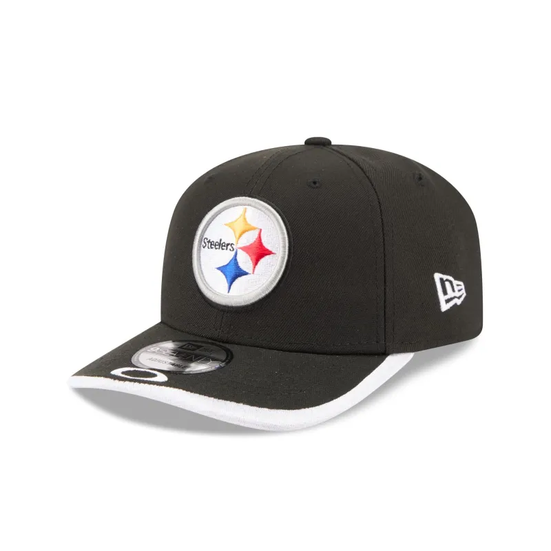 Oakley x Pittsburgh Steelers Visor 9SEVENTY Stretch-Snap Hat made by New Era