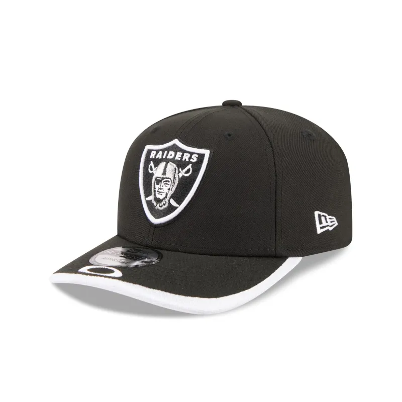 Oakley x Las Vegas Raiders Visor 9SEVENTY Stretch-Snap Hat made by New Era