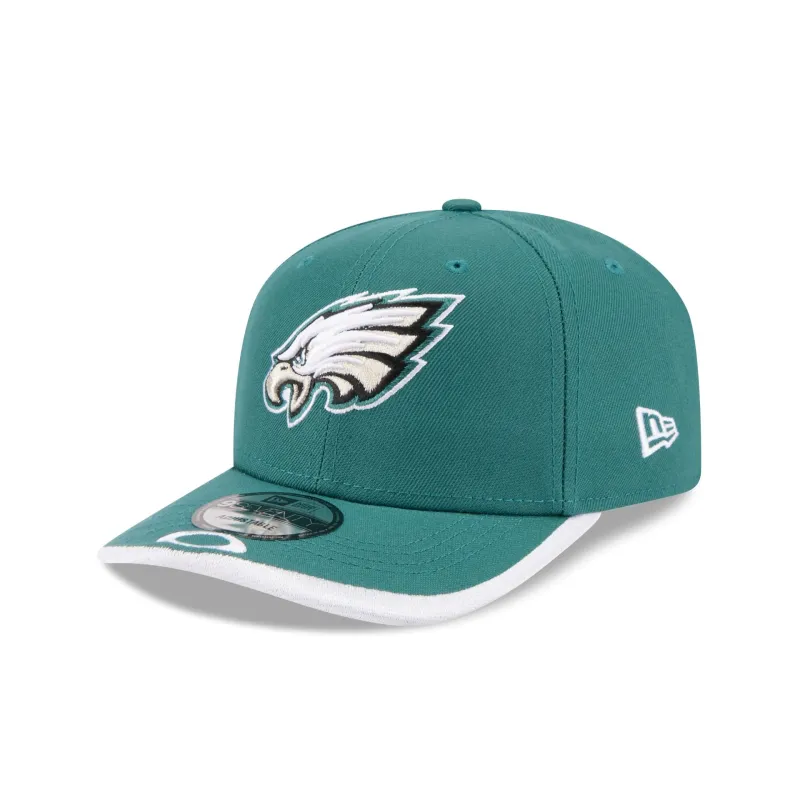 Oakley x Philadelphia Eagles Visor 9SEVENTY Stretch-Snap Hat made by New Era
