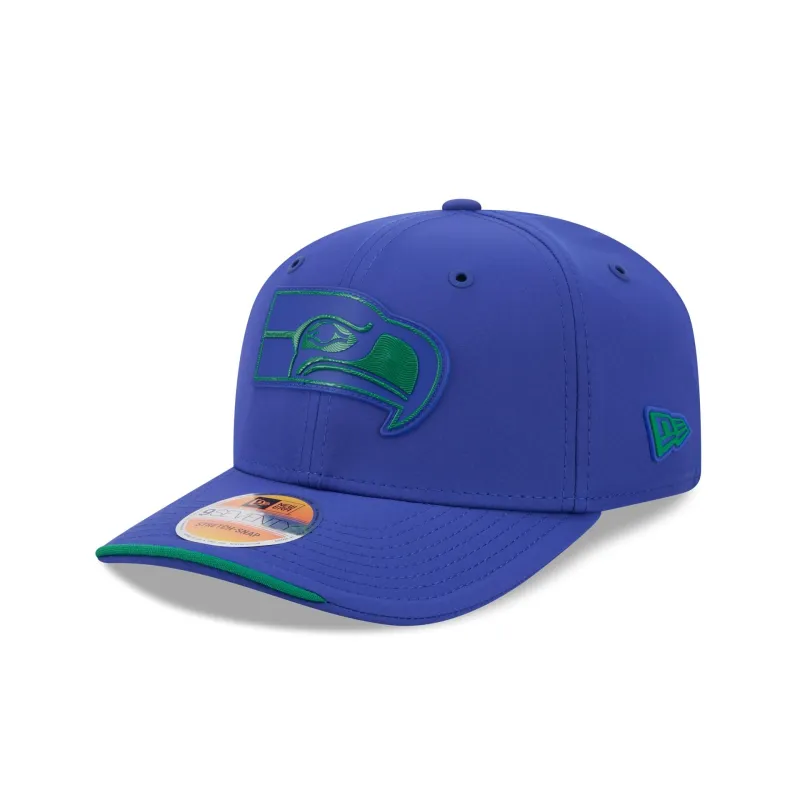 Seattle Seahawks 2026 Sideline Historic 9SEVENTY Stretch-Snap Hat made by New Era