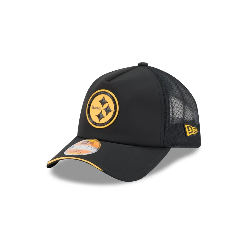 Pittsburgh Steelers 2026 Sideline 9FORTY APEX Trucker Hat made by New Era