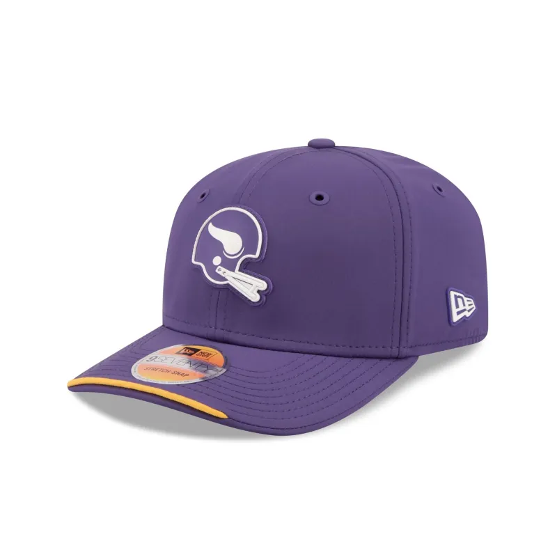 Minnesota Vikings 2026 Sideline Historic 9SEVENTY Stretch-Snap Hat made by New Era