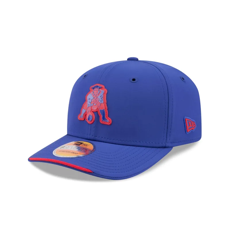 New England Patriots 2026 Sideline Historic 9SEVENTY Stretch-Snap Hat made by New Era