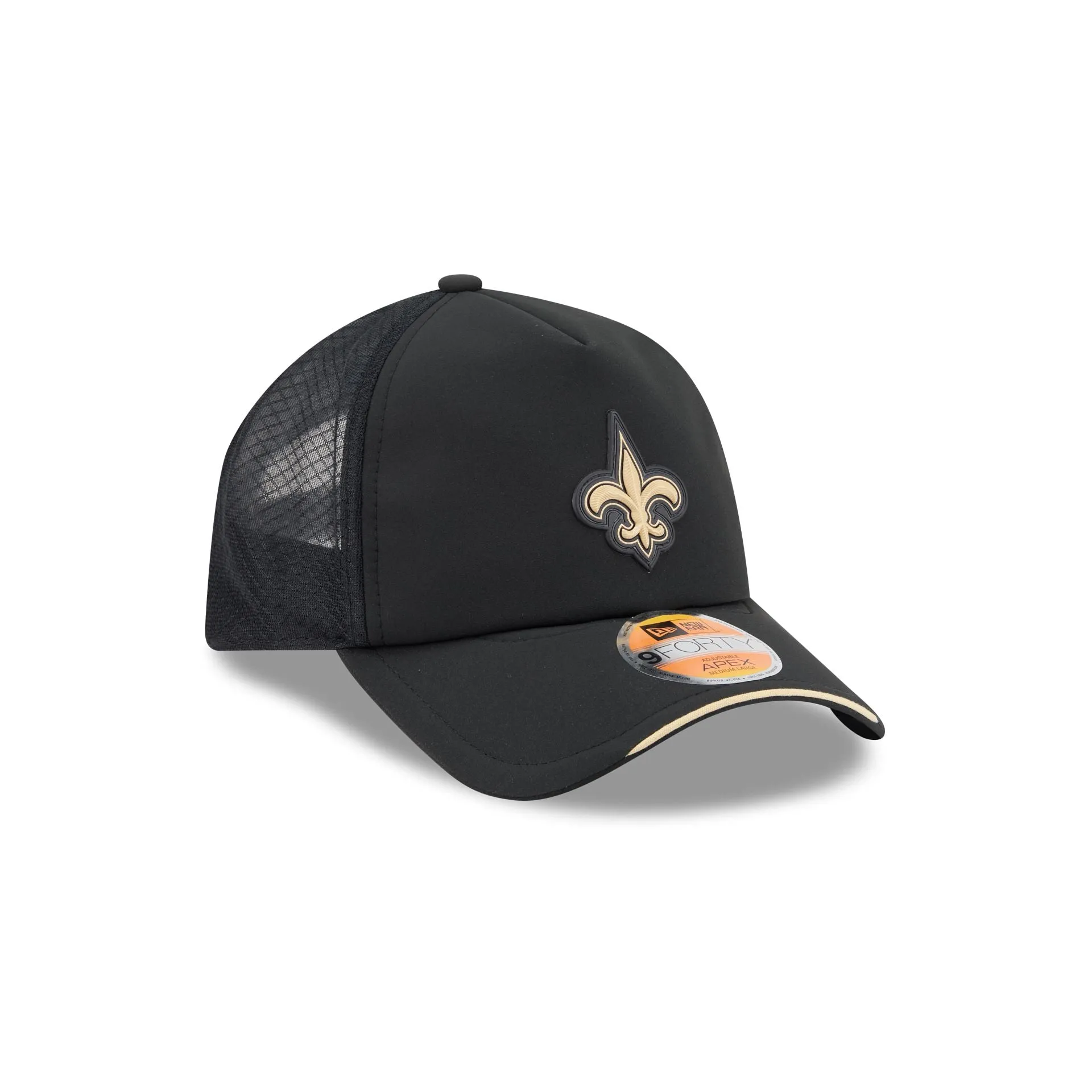 New Orleans Saints 2026 Sideline 9FORTY APEX Trucker Hat sold by New Era product image thumbnail 3