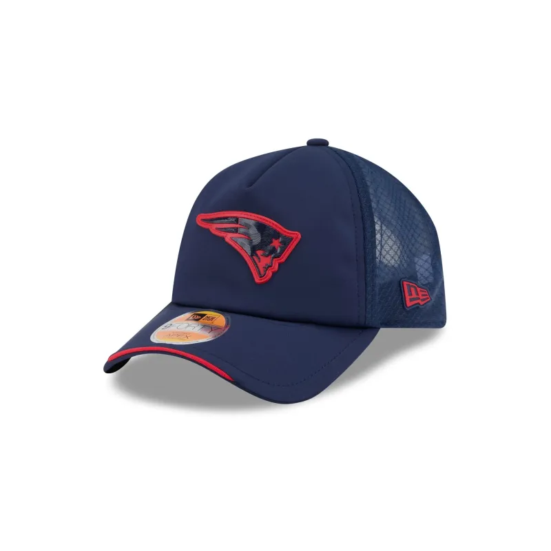 New England Patriots 2026 Sideline 9FORTY APEX Trucker Hat made by New Era