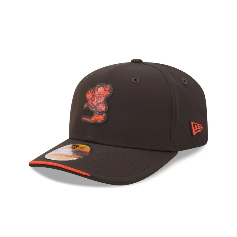 Cleveland Browns 2026 Sideline Historic 9SEVENTY Stretch-Snap Hat made by New Era