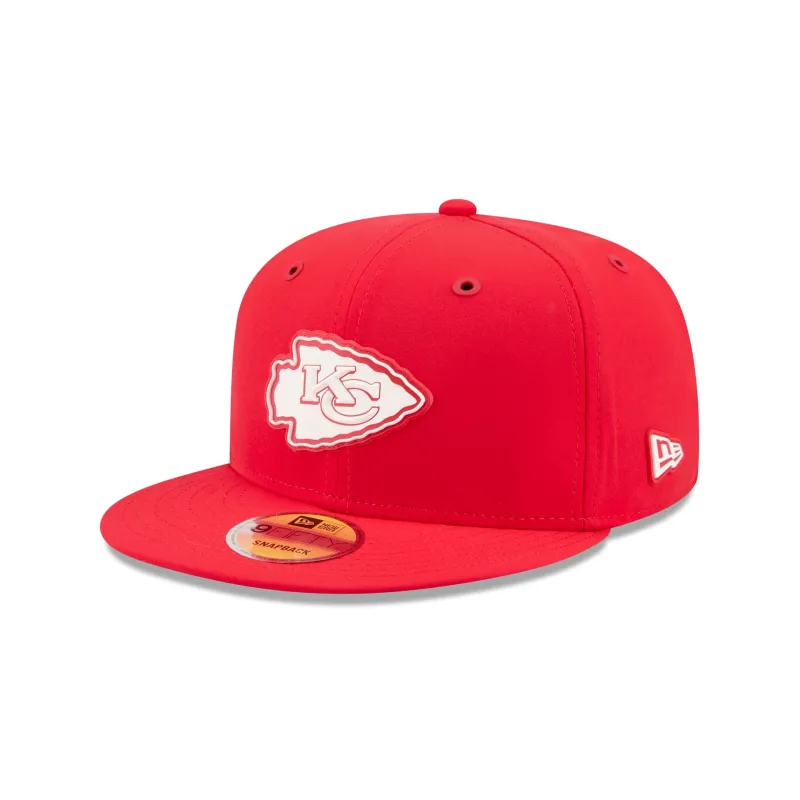 Kansas City Chiefs 2026 Sideline 9FIFTY Snapback Hat made by New Era