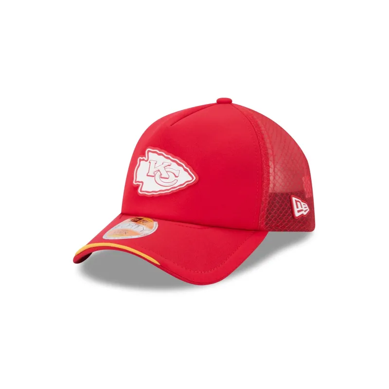 Kansas City Chiefs 2026 Sideline 9FORTY APEX Trucker Hat made by New Era
