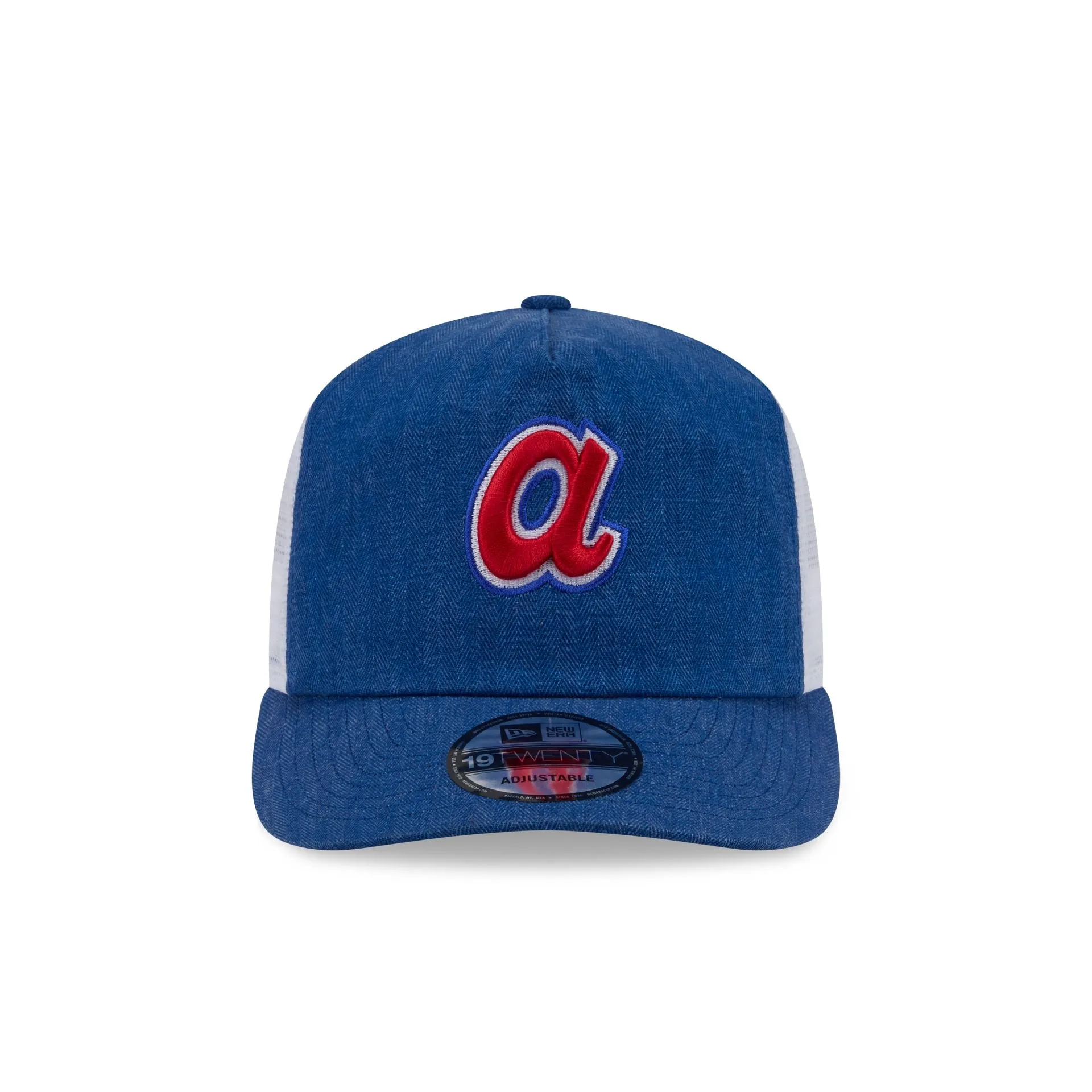 Atlanta Braves Herringbone Team Colors 19TWENTY Trucker Hat sold by New Era product image thumbnail 2