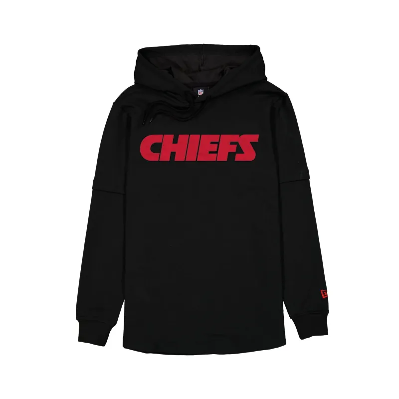 Kansas City Chiefs 2026 Functional Fandom Layered Hoodie T-Shirt made by New Era