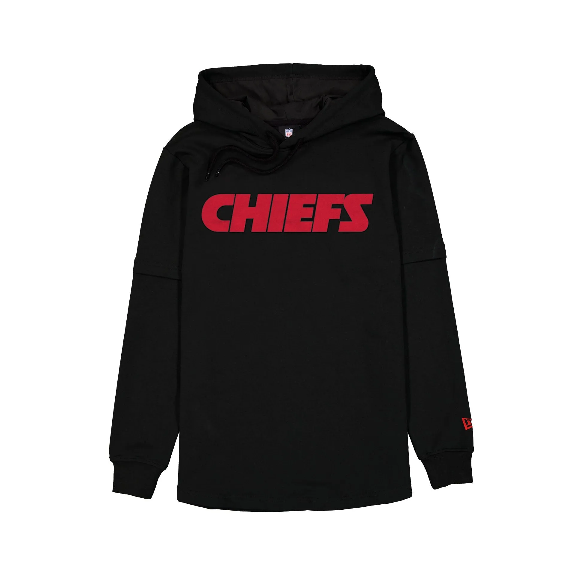 Kansas City Chiefs 2026 Functional Fandom Layered Hoodie T-Shirt sold by New Era