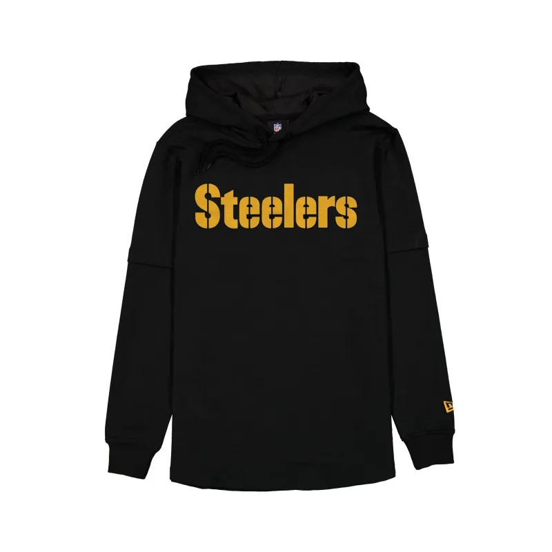 Pittsburgh Steelers 2026 Functional Fandom Layered Hoodie T-Shirt made by New Era