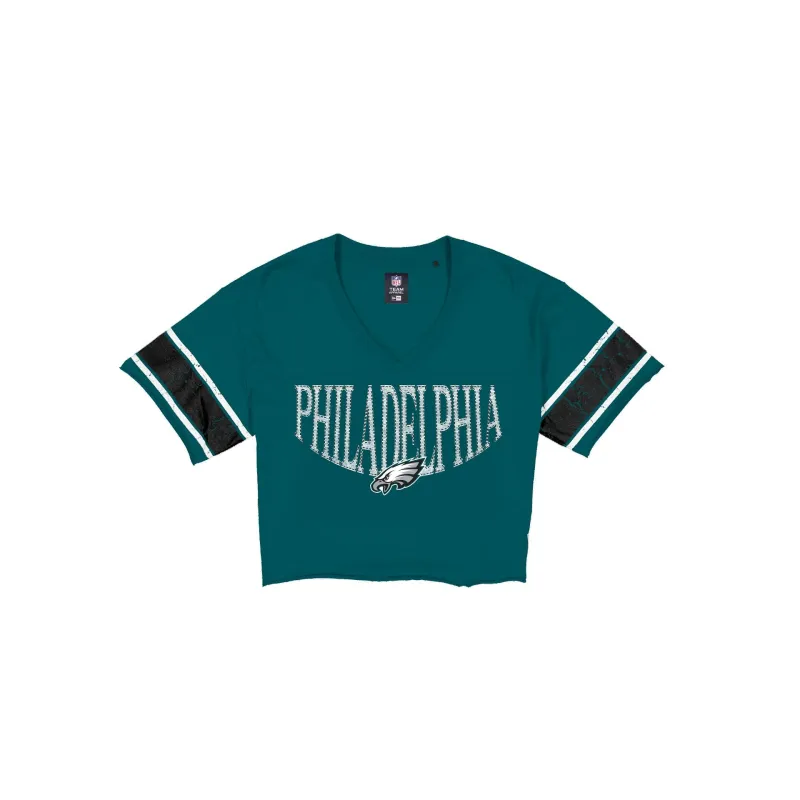 Philadelphia Eagles 2026 Functional Fandom Women's Cropped T-Shirt made by New Era
