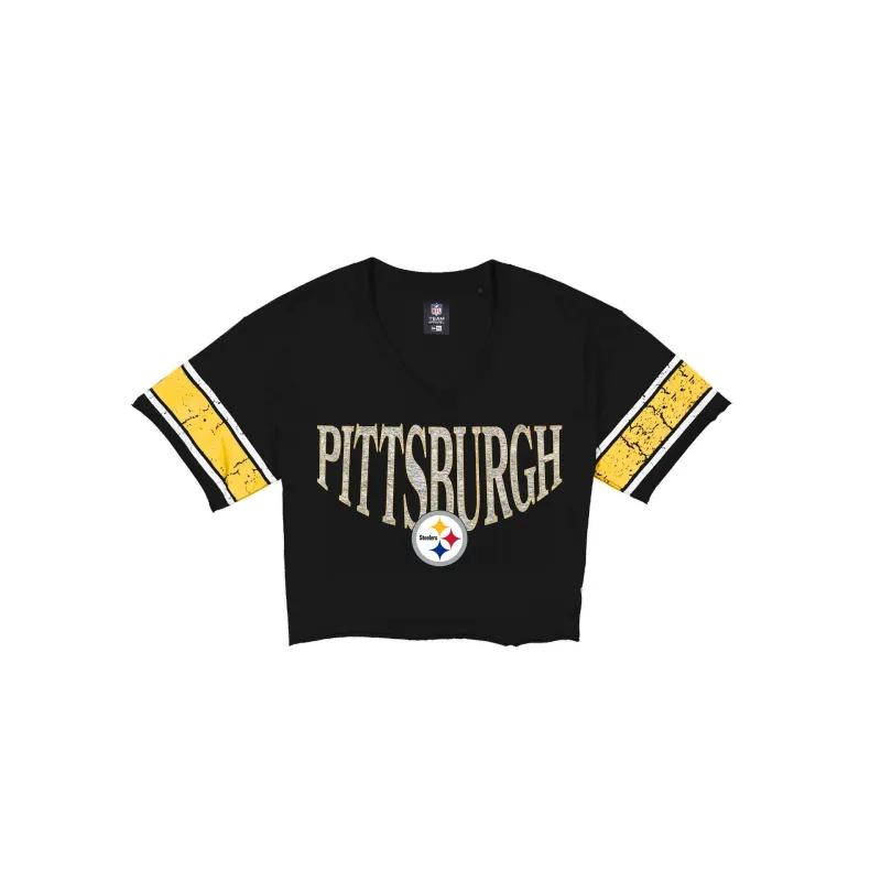 Pittsburgh Steelers 2026 Functional Fandom Women's Cropped T-Shirt made by New Era