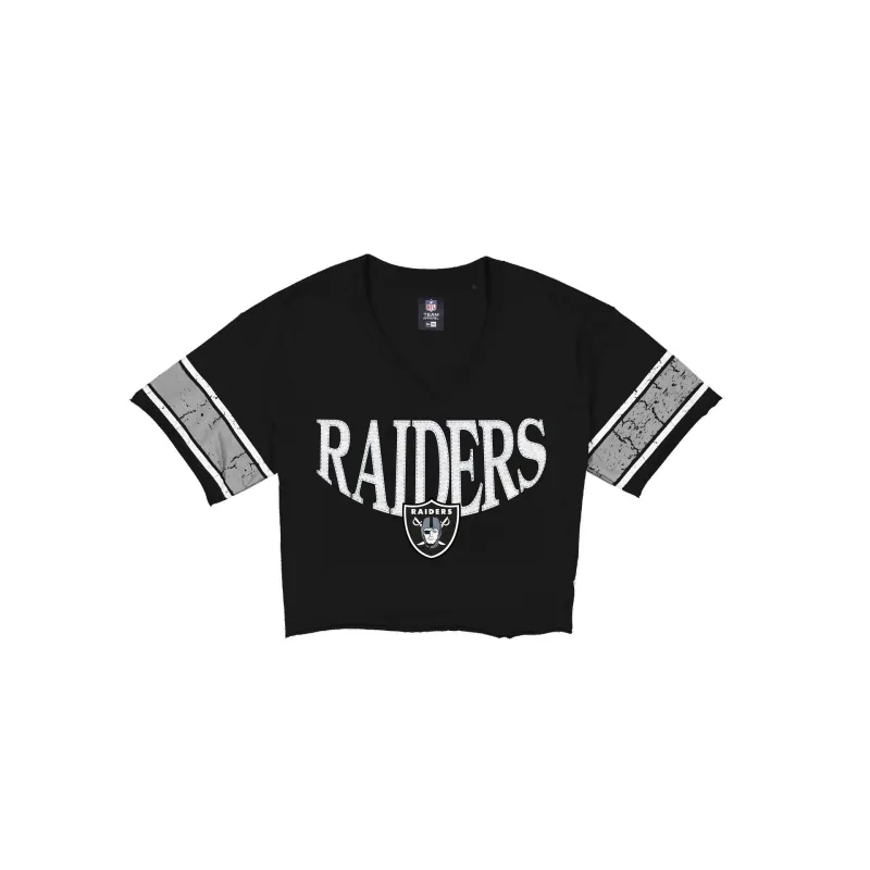Las Vegas Raiders 2026 Functional Fandom Women's Cropped T-Shirt made by New Era