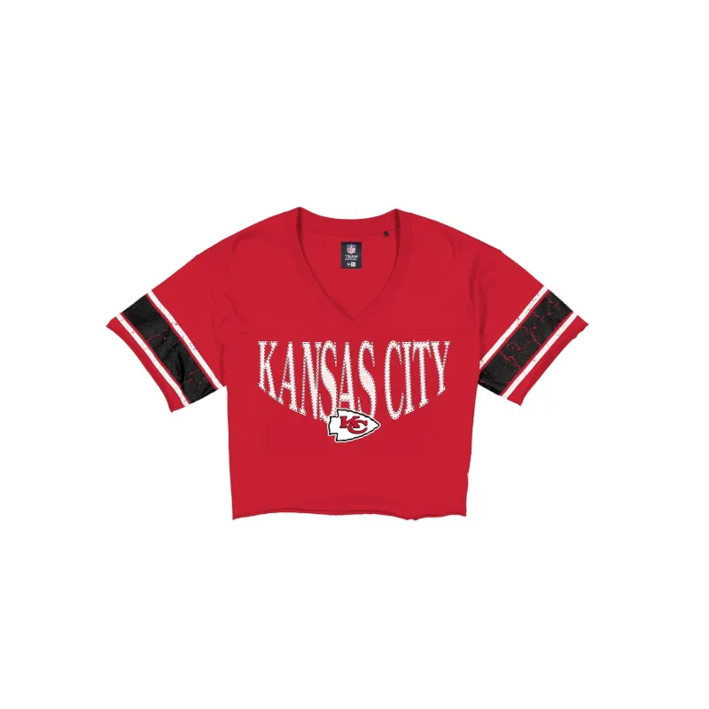 Kansas City Chiefs 2026 Functional Fandom Women's Cropped T-Shirt made by New Era