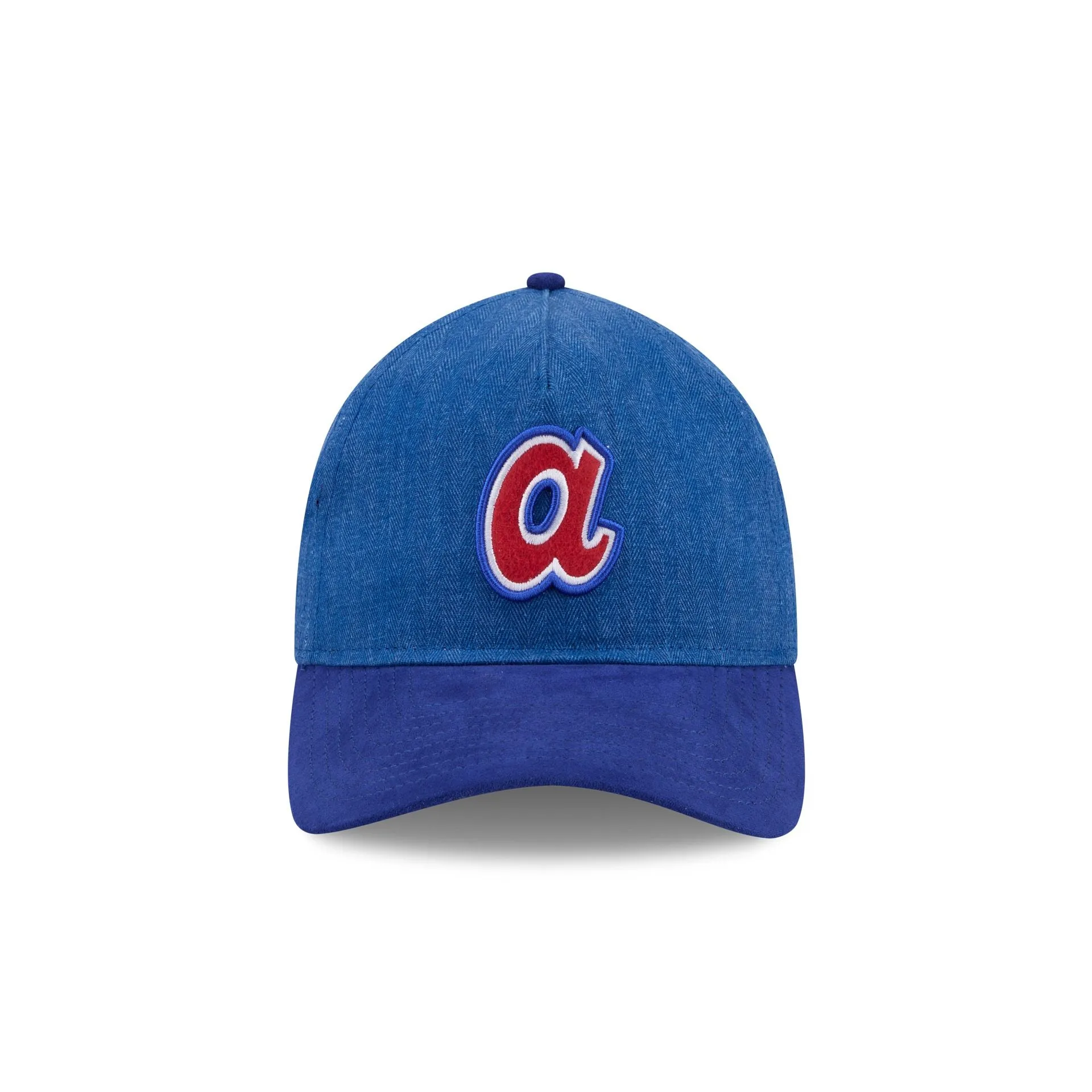 Atlanta Braves Herringbone Team Colors 9TWENTY A-Frame Adjustable Hat sold by New Era product image thumbnail 2