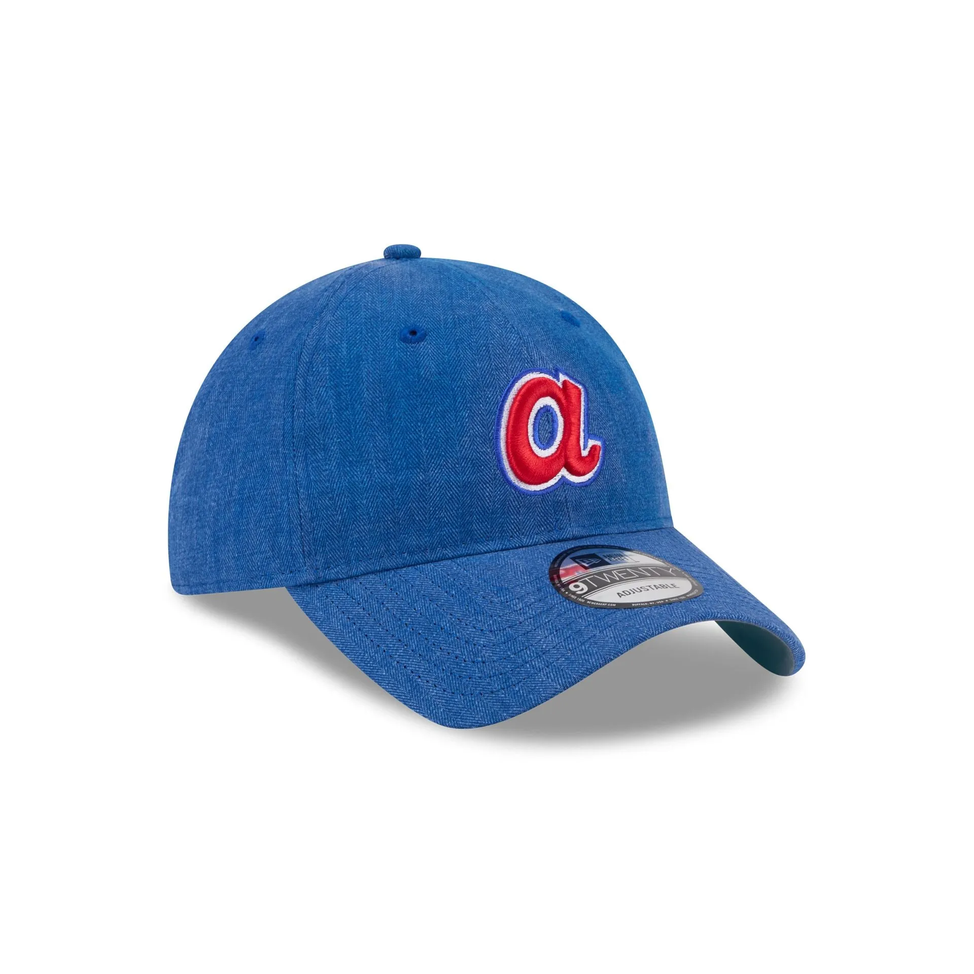Atlanta Braves Herringbone Team Colors 9TWENTY Adjustable Hat sold by New Era product image thumbnail 3