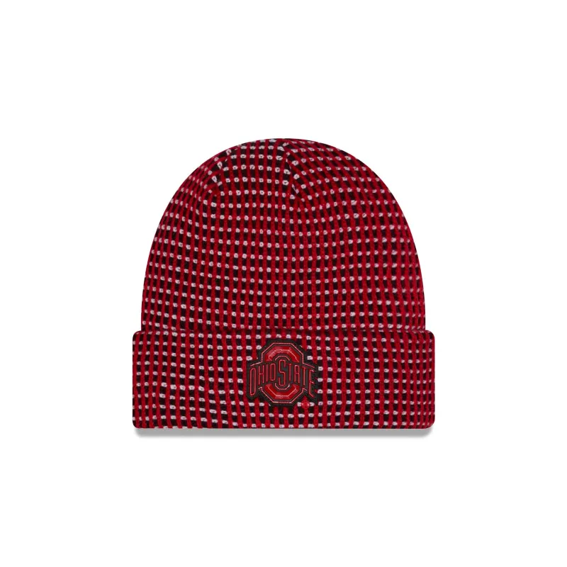 Ohio State Buckeyes Stadium Ready Beanie Hat made by New Era