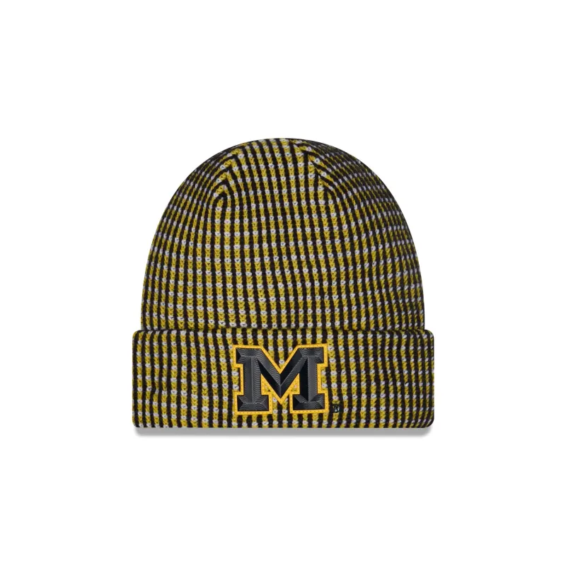 Michigan Wolverines Stadium Ready Beanie Hat made by New Era