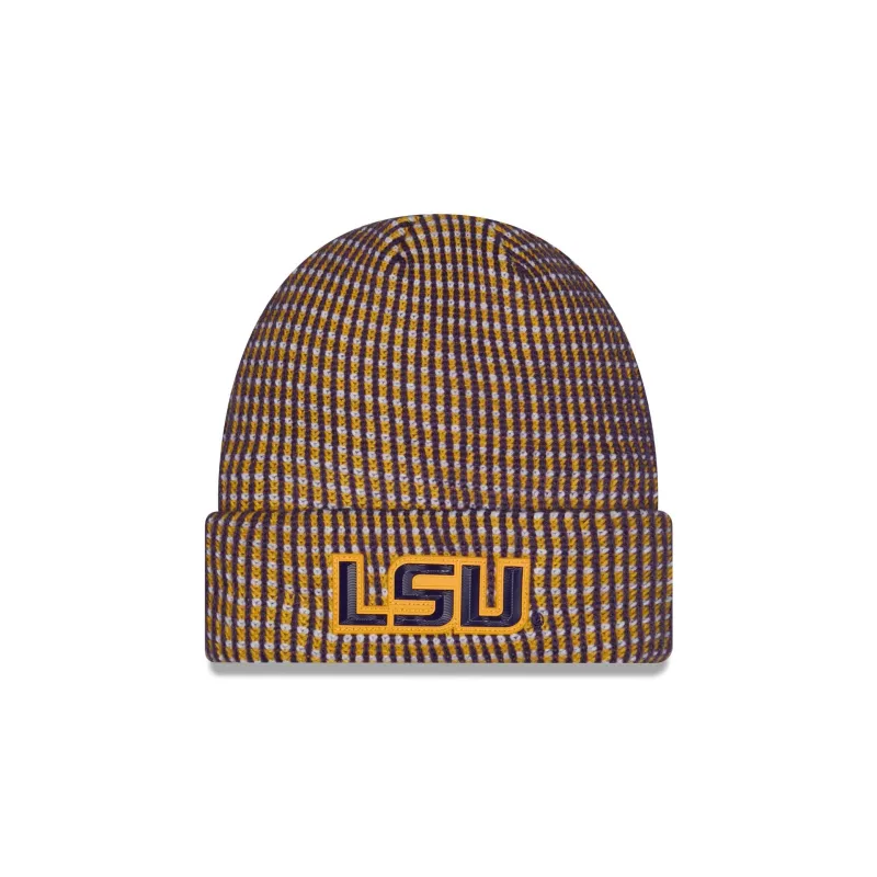 LSU Tigers Stadium Ready Beanie Hat made by New Era