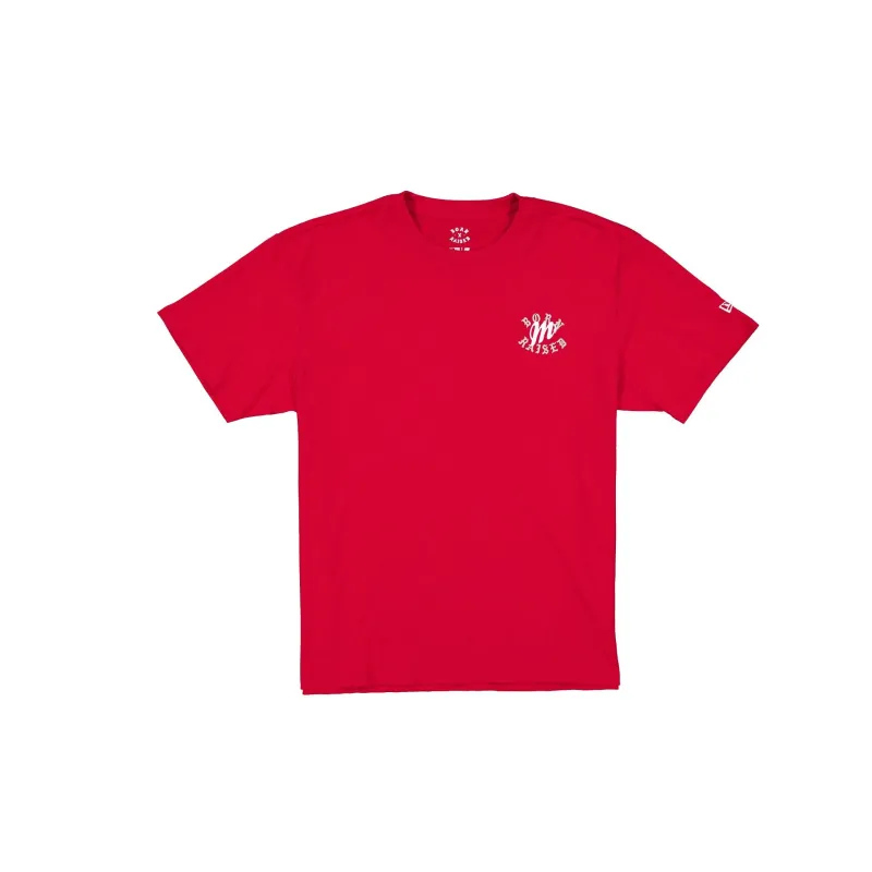 Born x Raised x Diablos Rojos del México Red T-Shirt made by New Era
