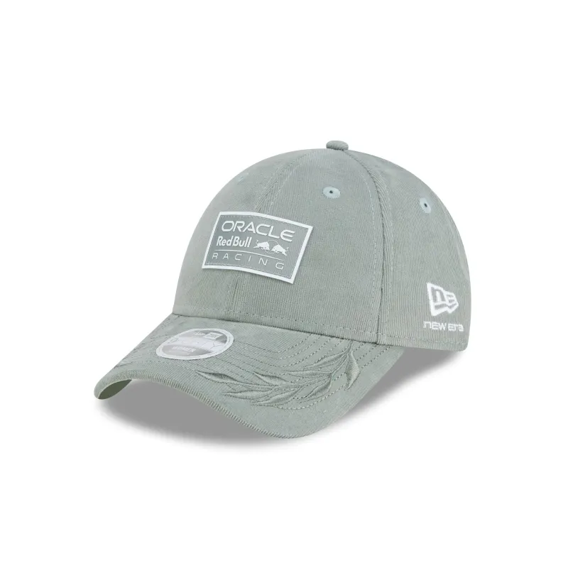 Oracle Red Bull Racing Seafoam Green Corduroy Women's 9FORTY Adjustable Hat made by New Era