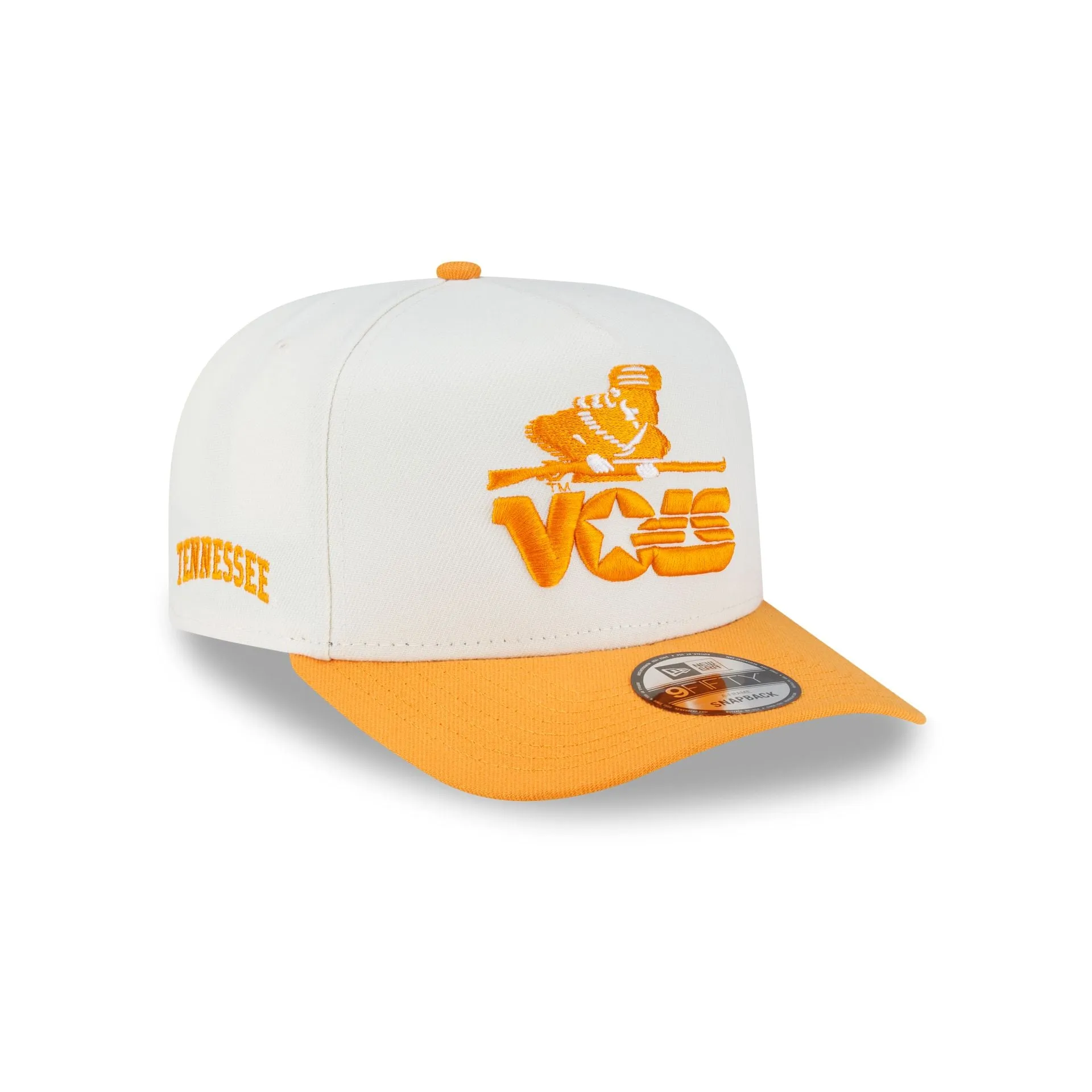 Tennessee Volunteers Vault Chrome 9FIFTY A-Frame Snapback Hat sold by New Era