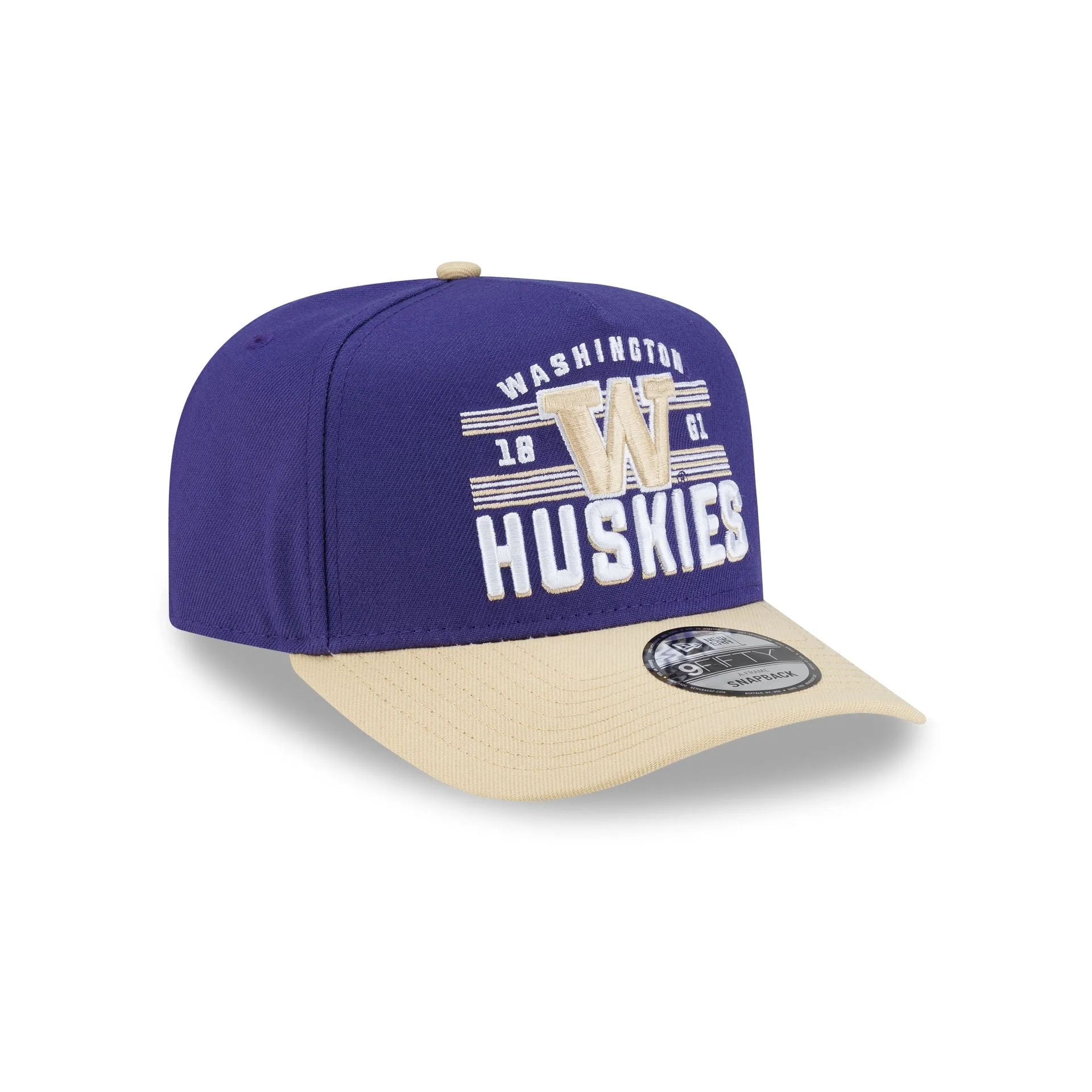 Washington Huskies College Stripe 9FIFTY A-Frame Snapback Hat sold by New Era product image thumbnail 3