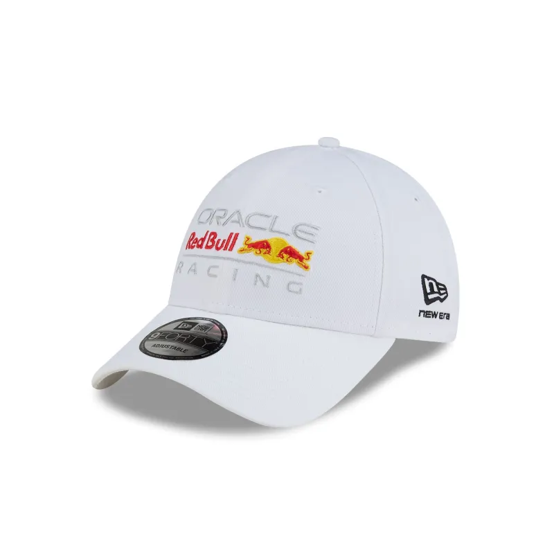 Oracle Red Bull Racing Core White 9FORTY Adjustable Hat made by New Era