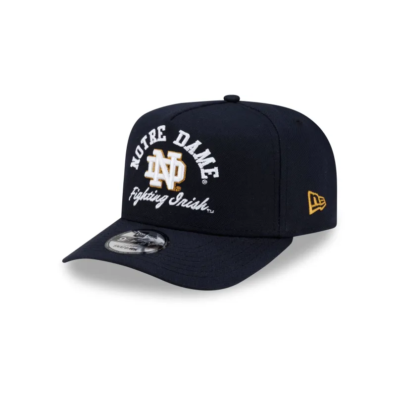 Notre Dame Fighting Irish College Arch 9FIFTY A-Frame Snapback Hat made by New Era