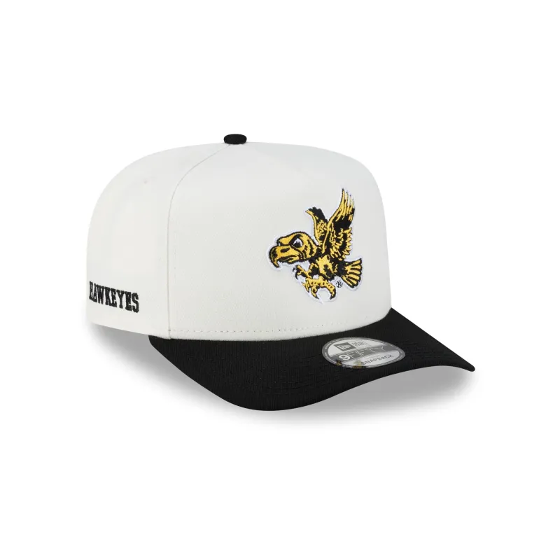 Iowa Hawkeyes Vault Chrome 9FIFTY A-Frame Snapback Hat made by New Era