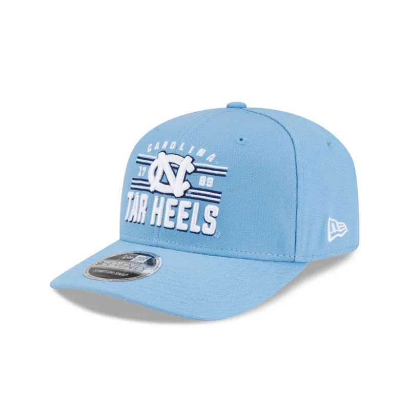 North Carolina Tar Heels College Stripe 9SEVENTY Stretch-Snap Hat made by New Era