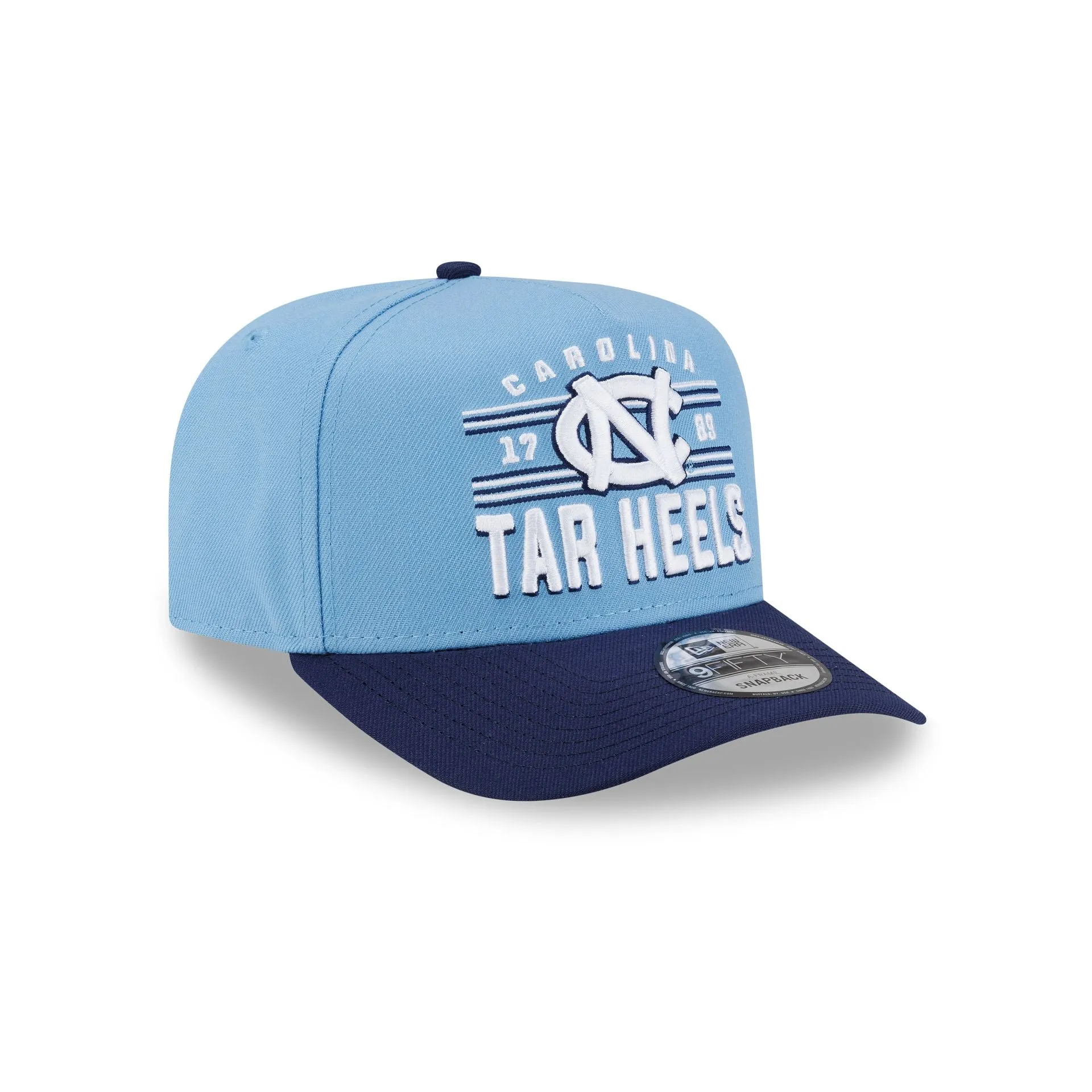 North Carolina Tar Heels College Stripe 9FIFTY A-Frame Snapback Hat sold by New Era product image thumbnail 3