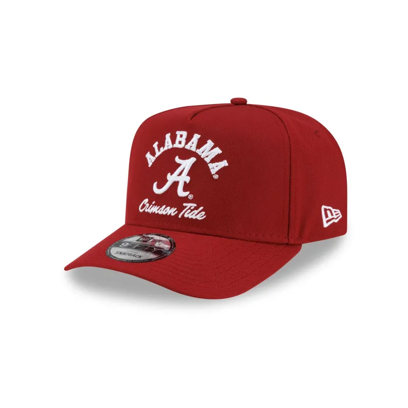 Alabama Crimson Tide College Arch 9FIFTY A-Frame Snapback Hat made by New Era