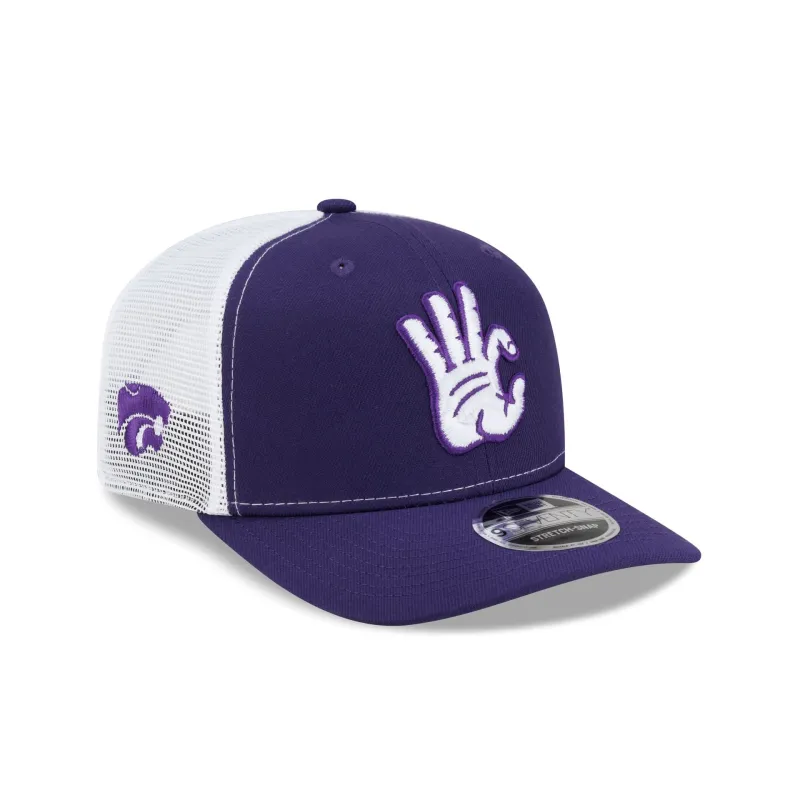 Kansas State Wildcats Hand Signs 9SEVENTY Trucker Hat made by New Era