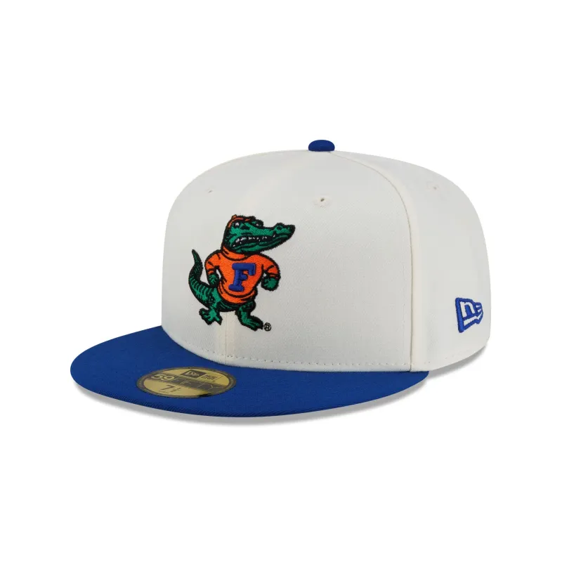 Florida Gators Vault Chrome 59FIFTY Fitted Hat made by New Era